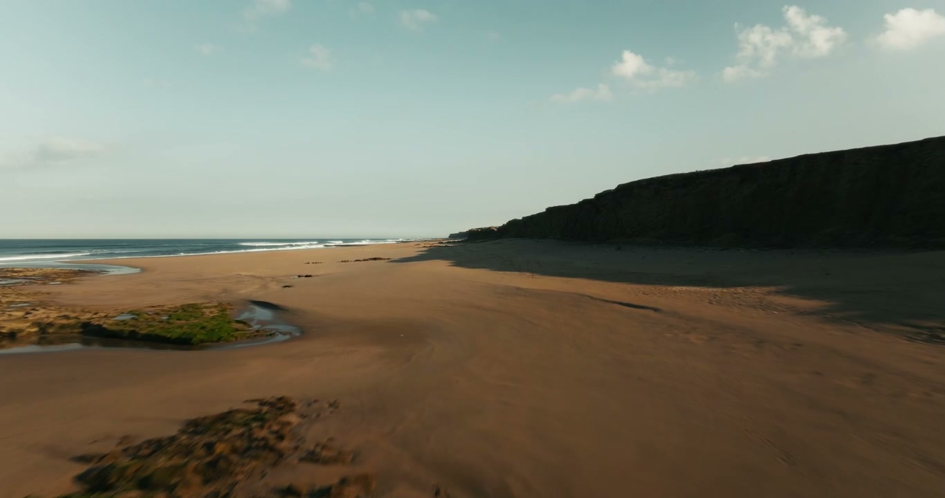 Aerial View of Moroccan Coastline
