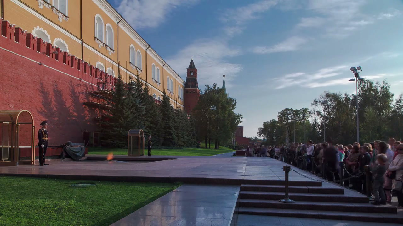 Changing of the Guard at Moscow's Eternal Flame