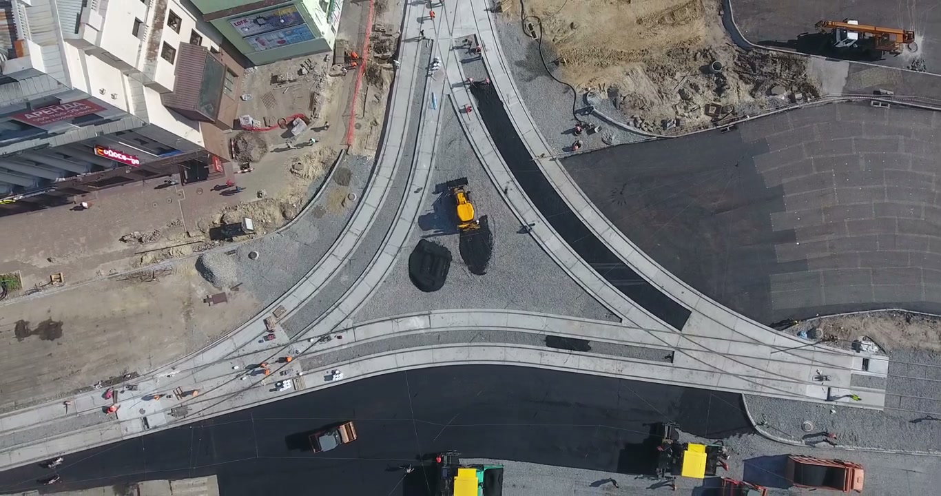 Urban Road Construction from Above