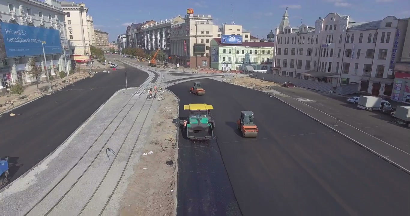 City Road Paving and Tram Track Laying