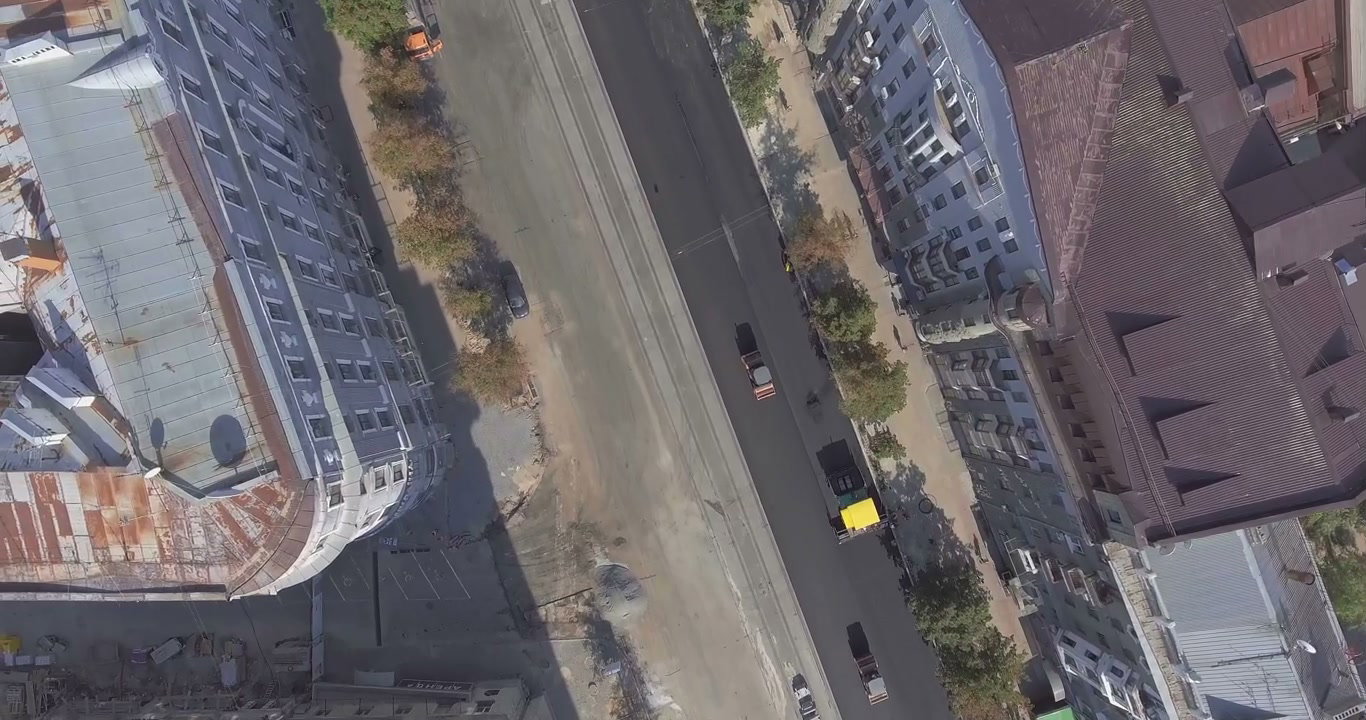 City Street Road Paving