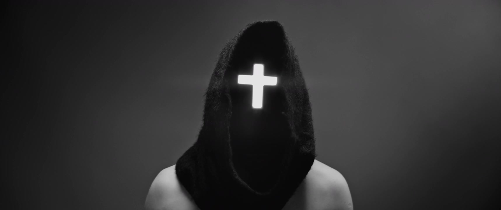Techno Priest with Glowing Cross