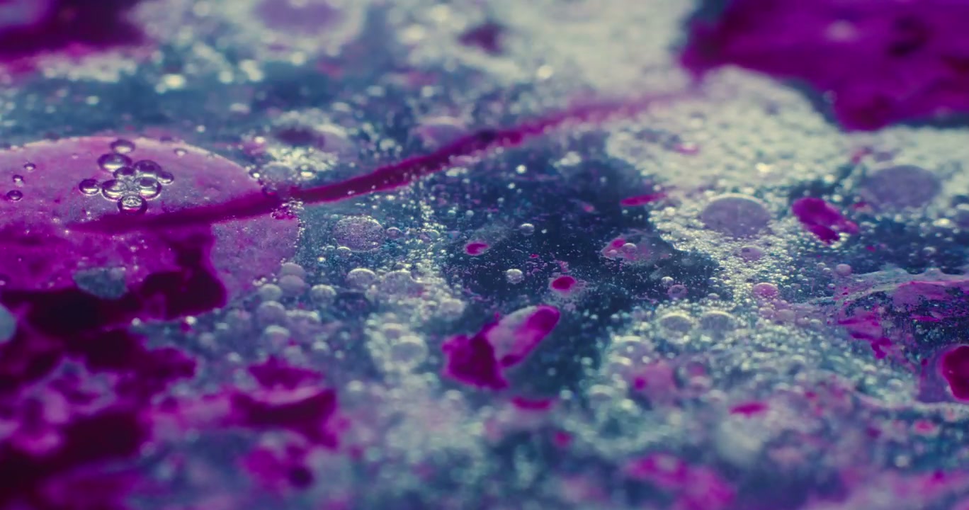 Vibrant Abstract Liquid Bubbles