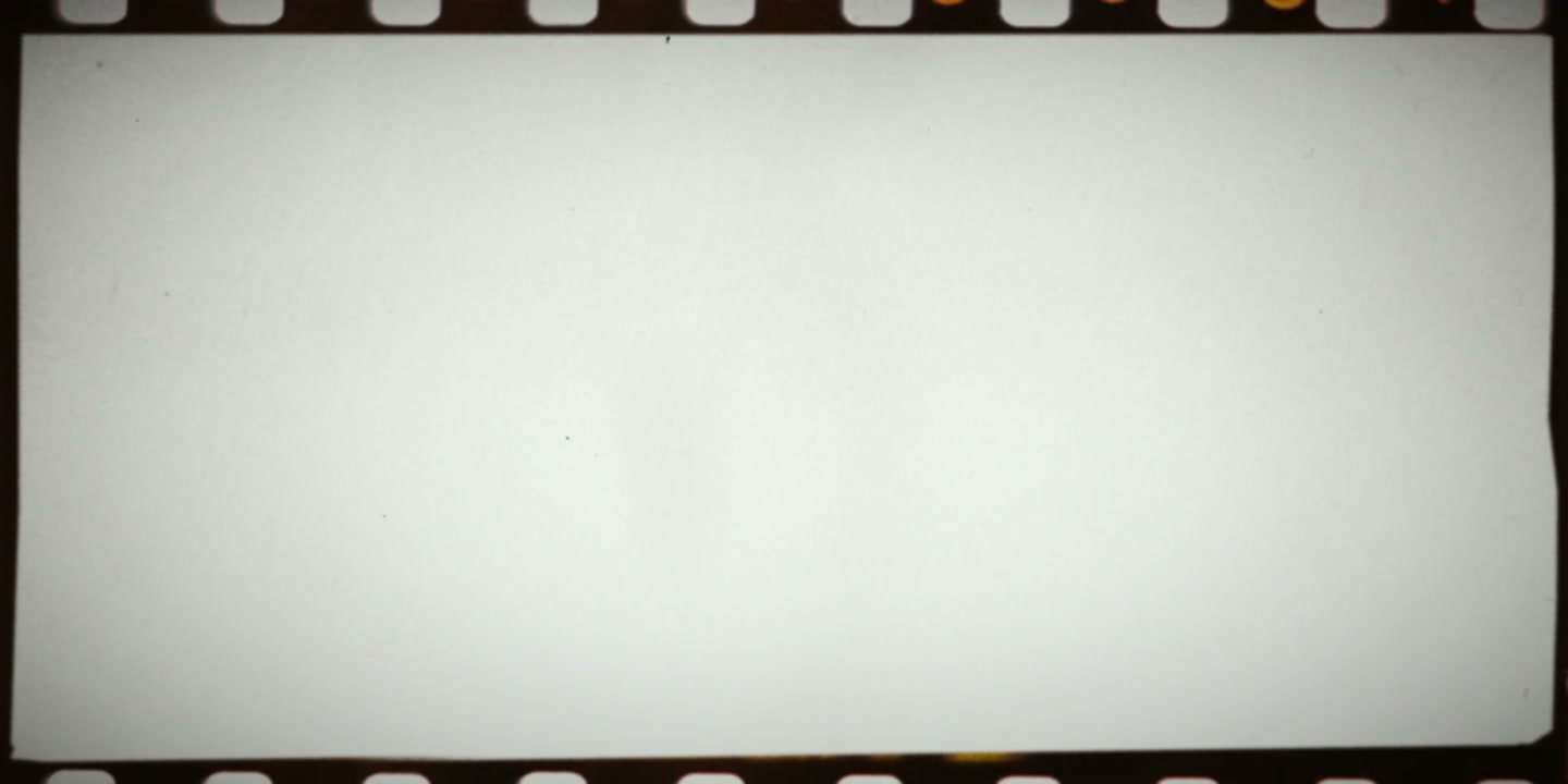 Vintage Film Frame With Dust And Scratches