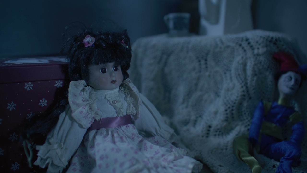 Creepy Dolls in Dim Light