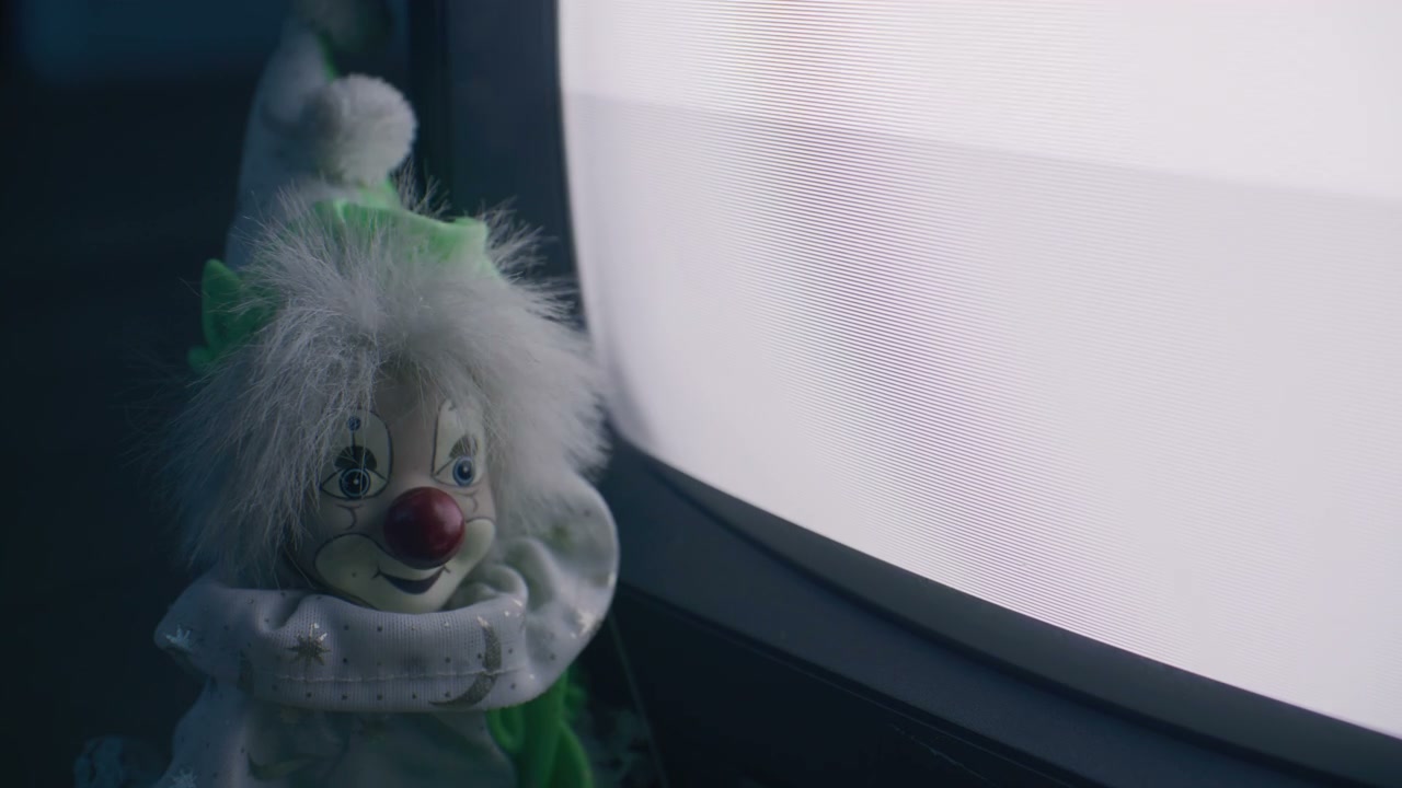 Vintage Clown Doll By Static Television