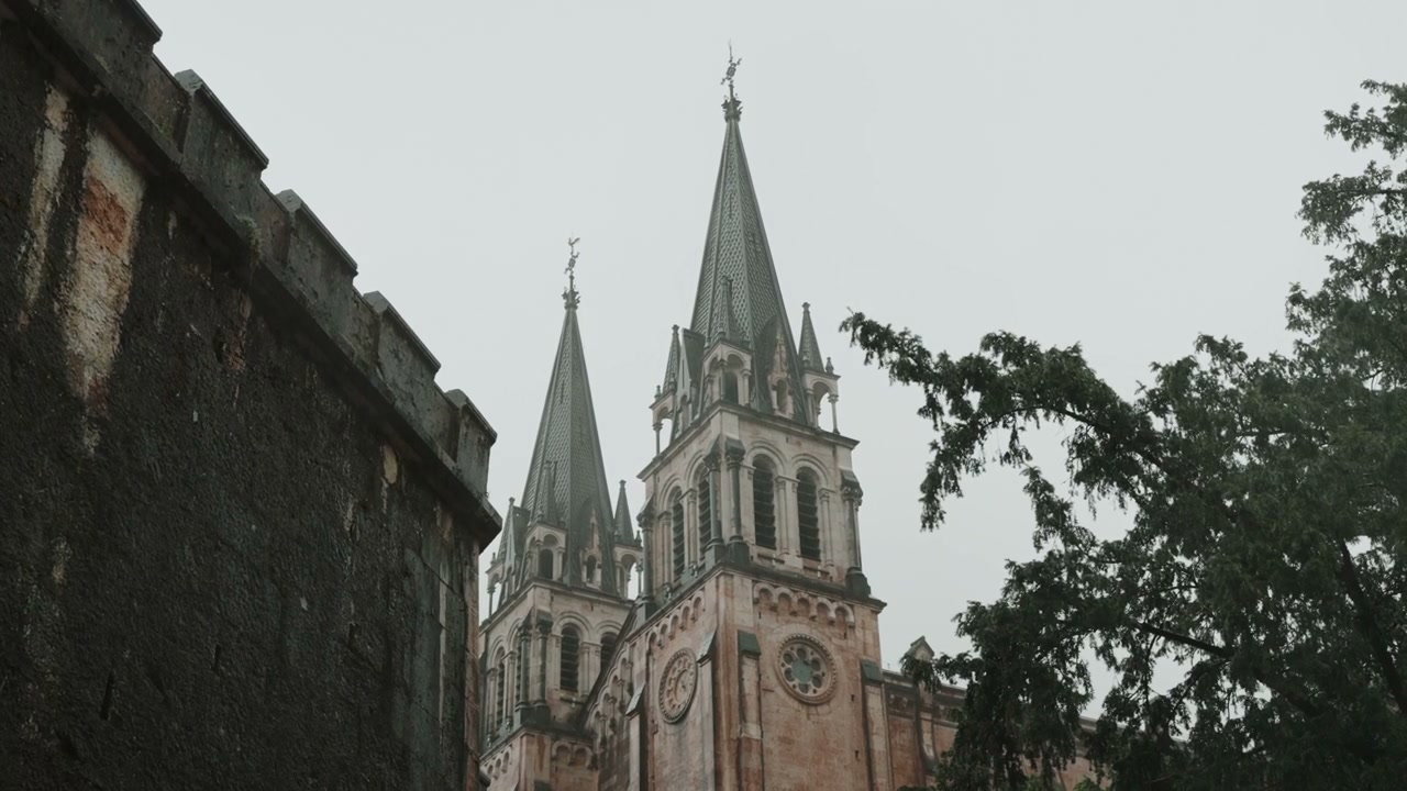 Gothic Church Spires in Northern Spain