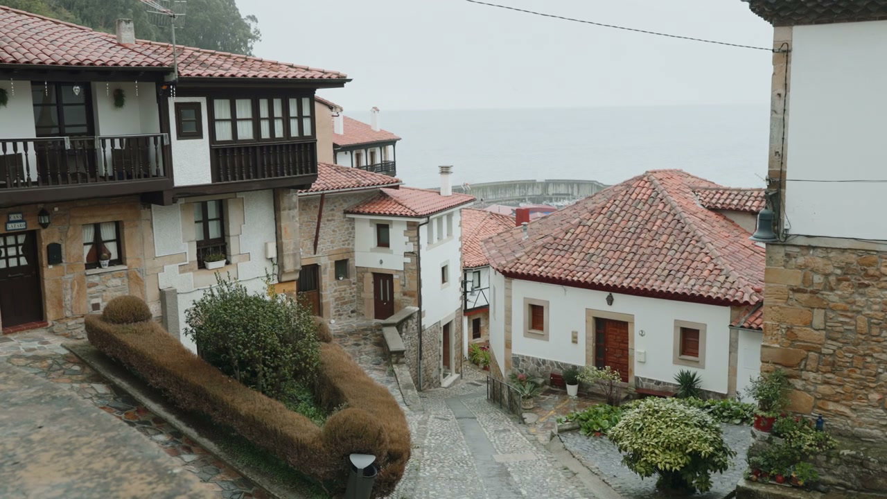 Coastal Village in Northern Spain
