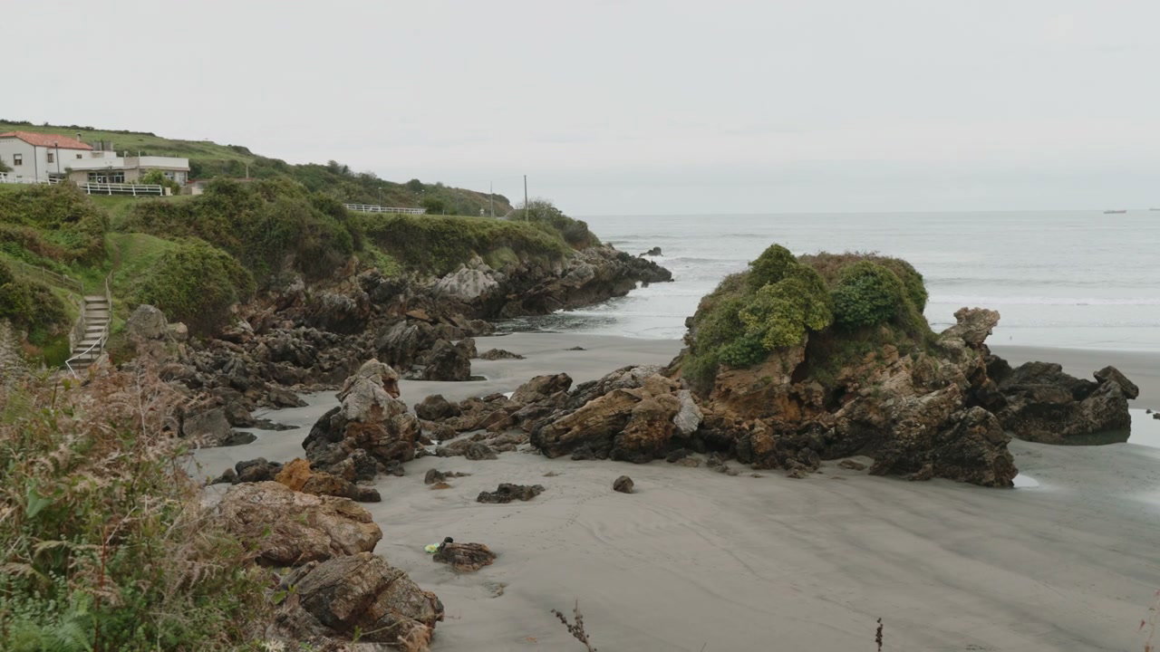 Rocky Coastline in Northern Spain