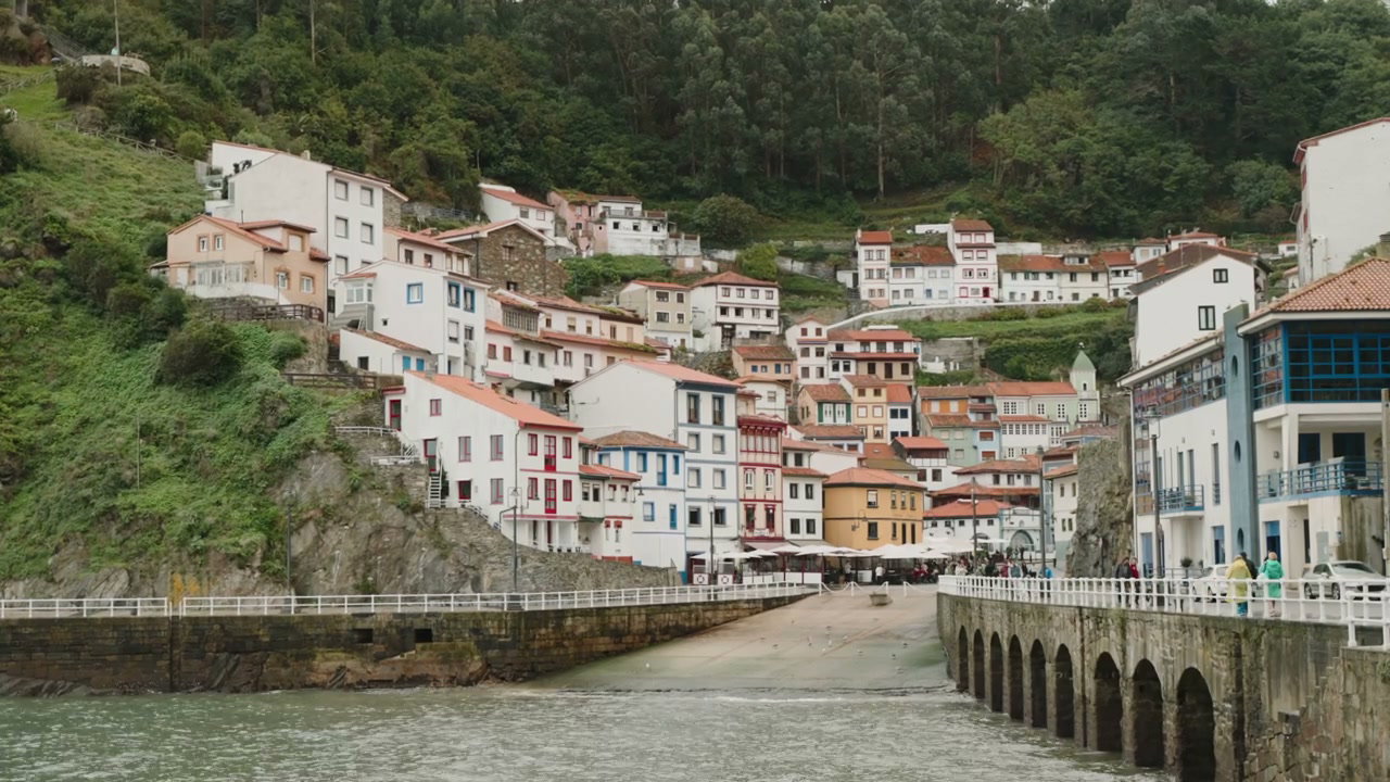 Colorful Coastal Village in Northern Spain