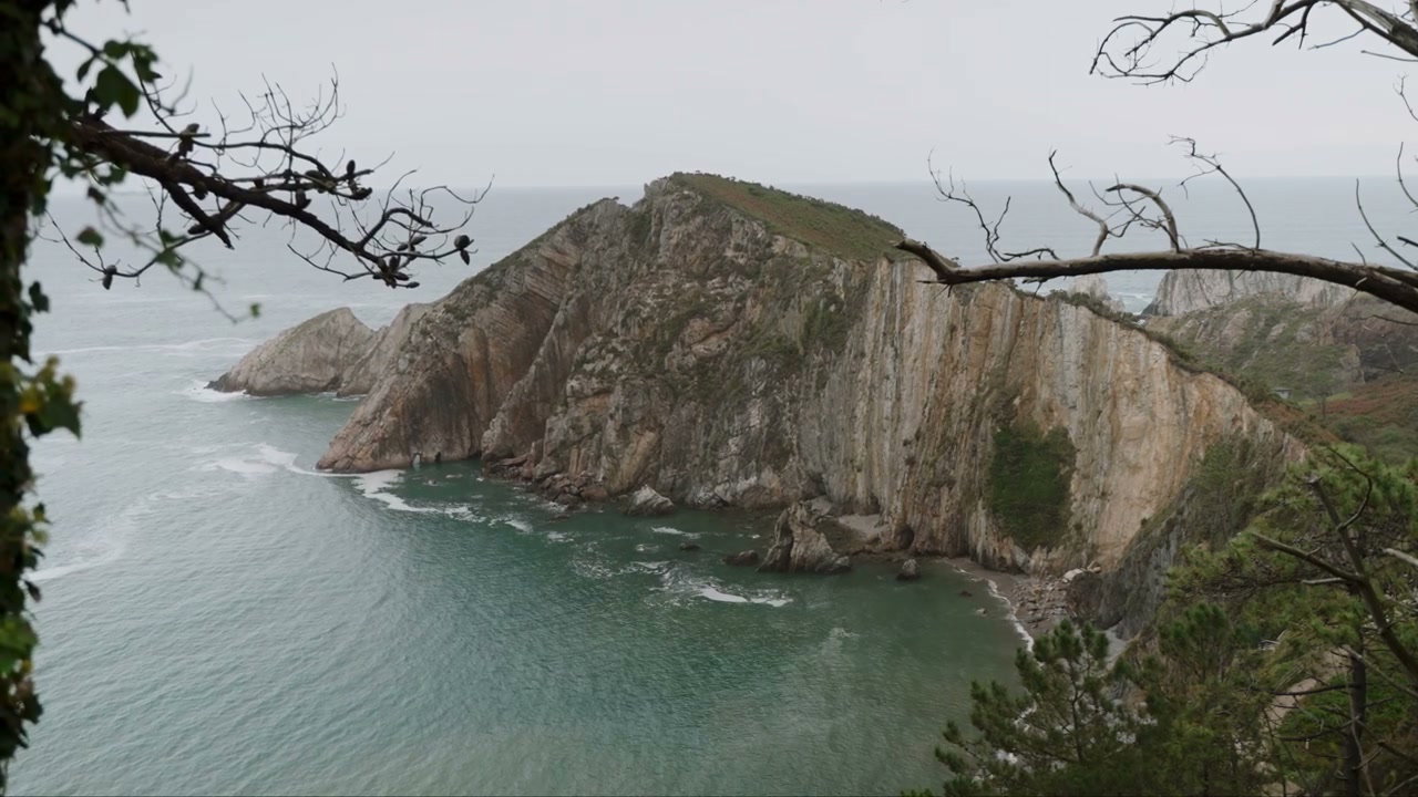 Rugged Cliffs and Ocean Coastline