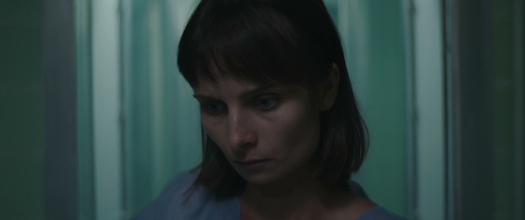 Worried Woman in Hospital