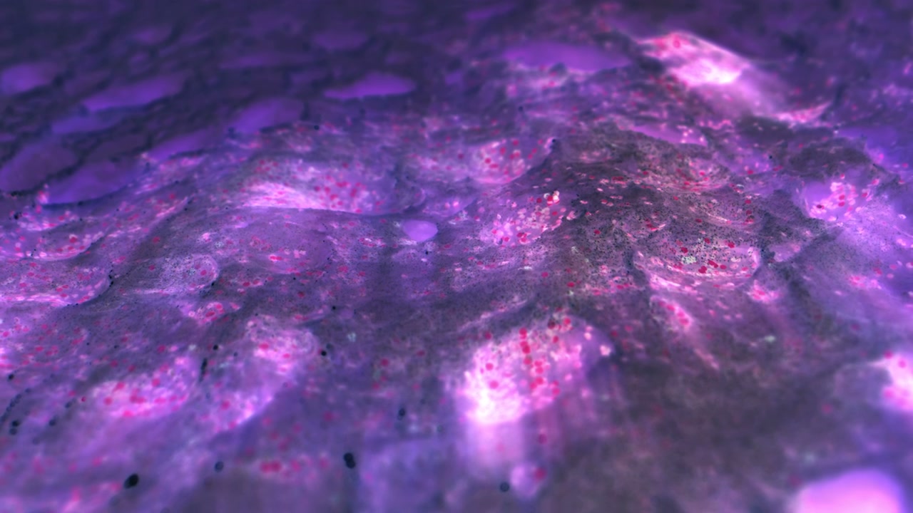 Glowing Abstract Organic Surface