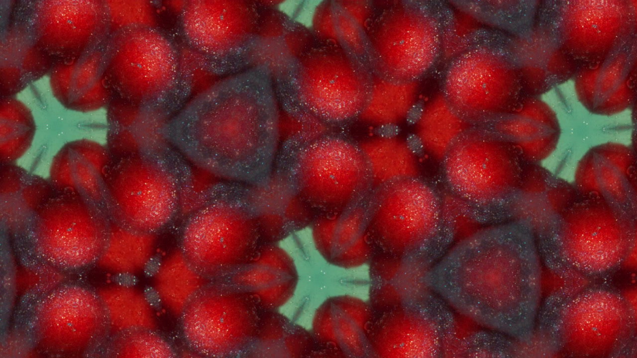 Dynamic Organic Red Abstract Pattern