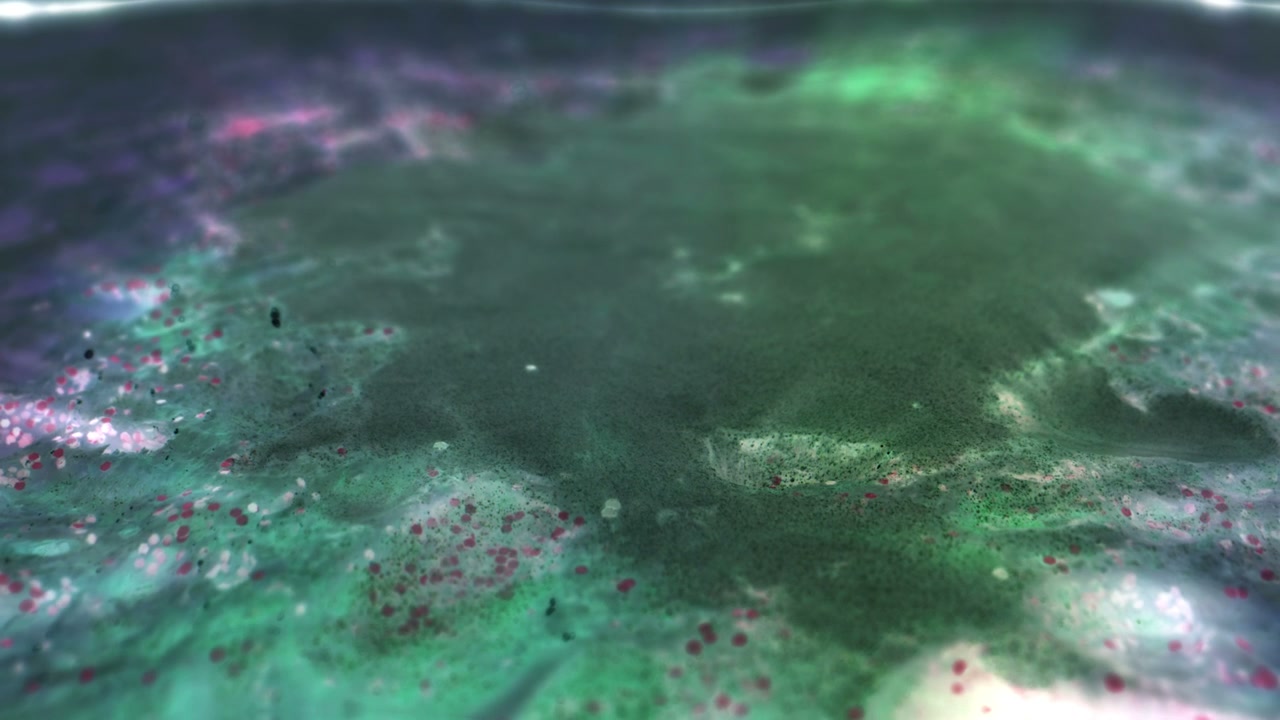 Abstract Organic Fluid Surface