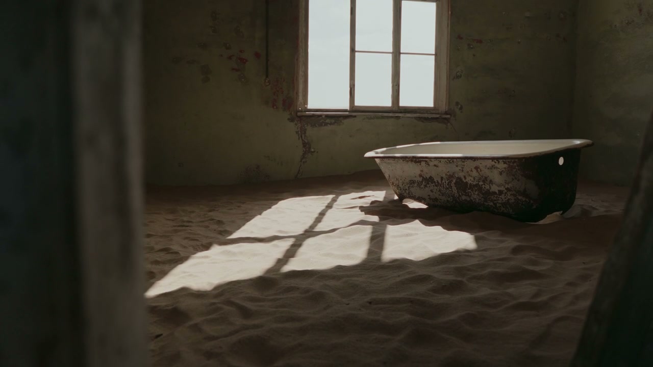 Abandoned Bathtub in Desert Ghost Town