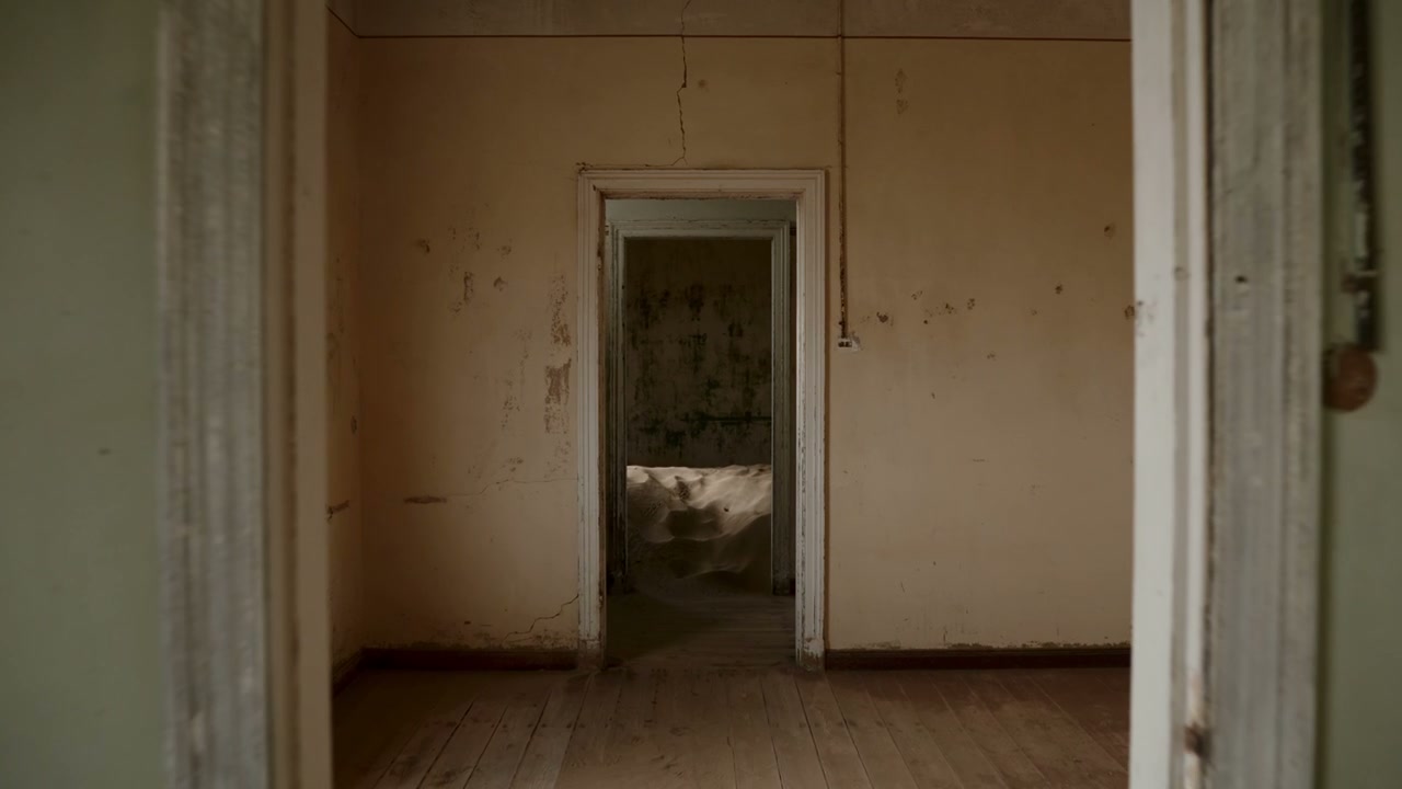Abandoned Room with Sand in Ghost Town