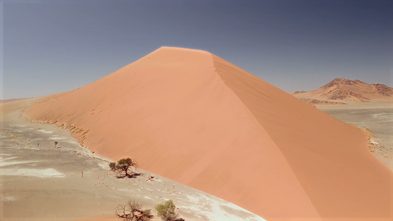 Aerial View of Majestic Desert Sand Dune
