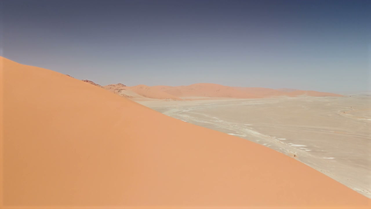 Drone View Revealing Desert Landscape