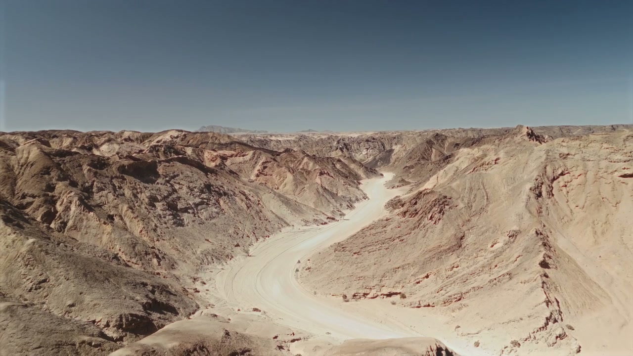 Winding Desert Canyon Road