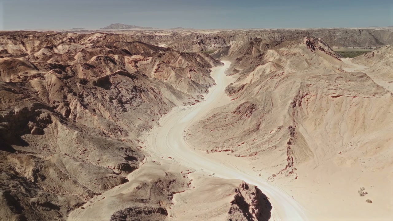 Winding Desert Canyon Road