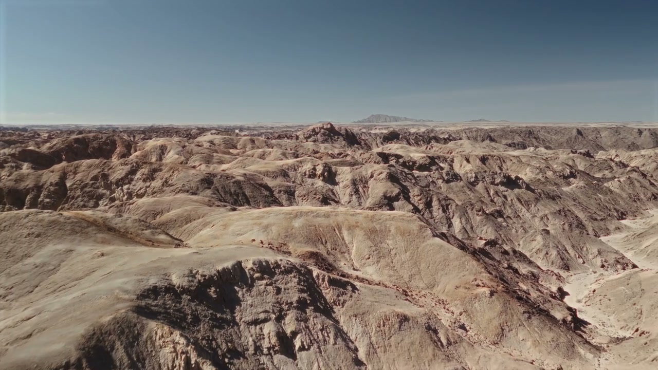 Vast Desert Landscape Aerial View
