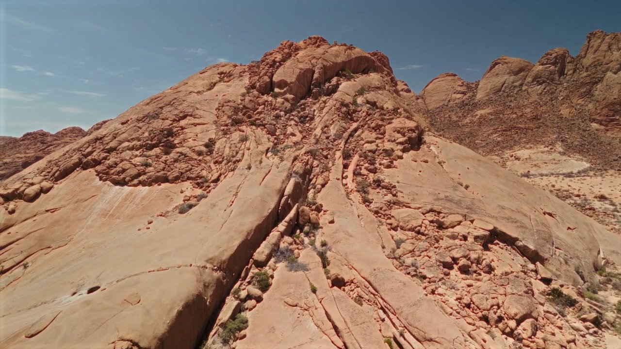 Rugged Desert Rock Formation