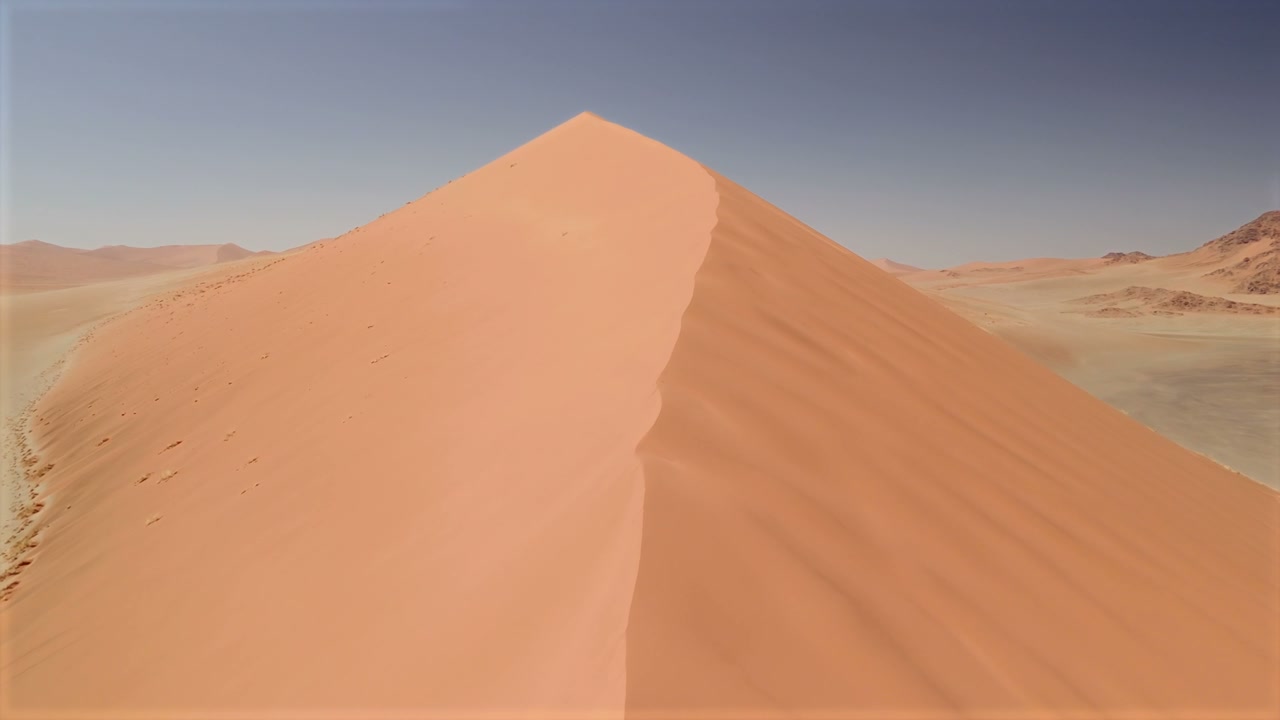 Vast Desert Sand Dune Landscape