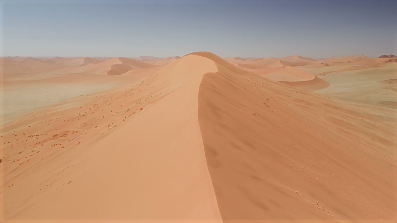 Vast Desert Sand Dunes Landscape