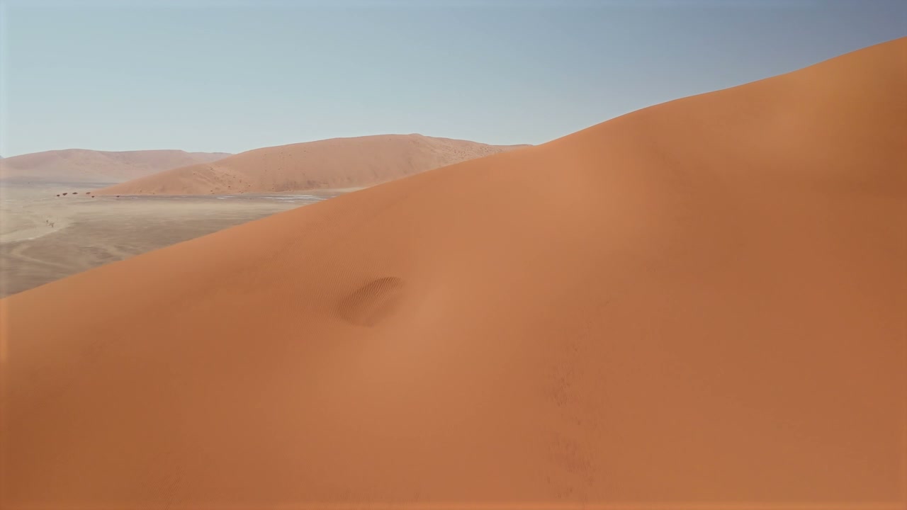 Vast Desert Landscape with Sand Dunes