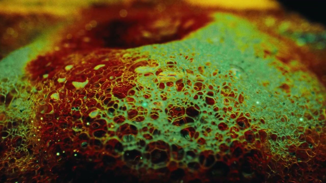 Toxic Chemical Reaction Bubbles
