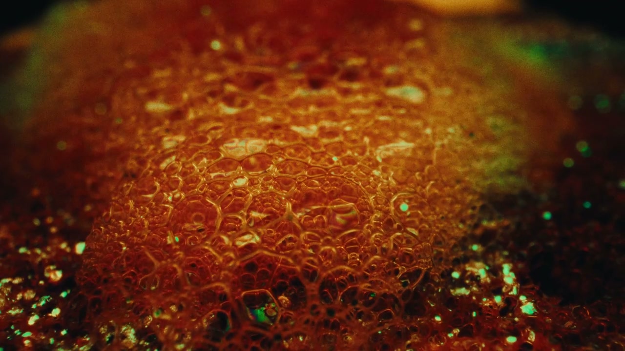 Toxic Bubbling Foam Abstract Background