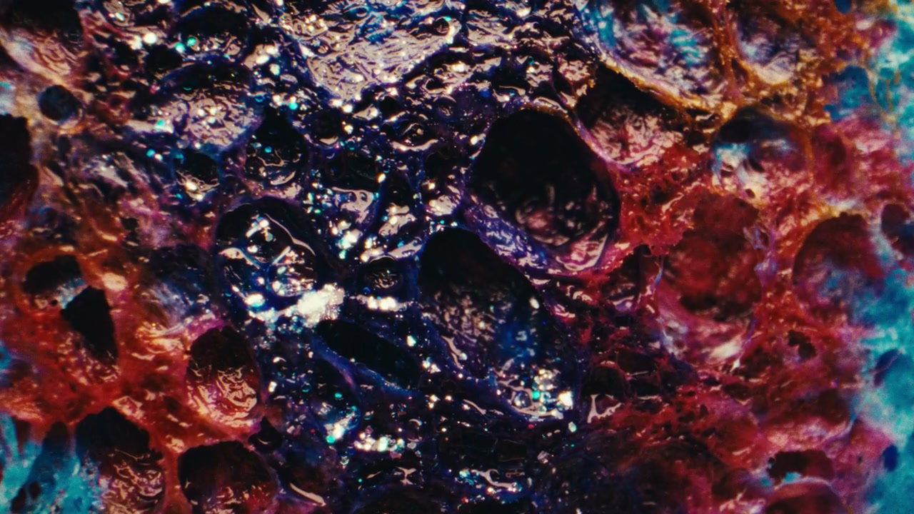 Iridescent Toxic Mass Abstract