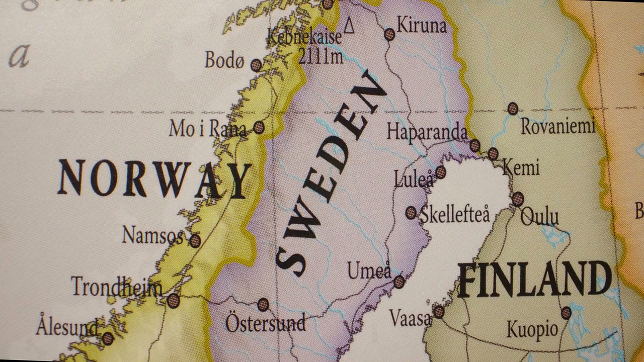 Northern Europe Political Map