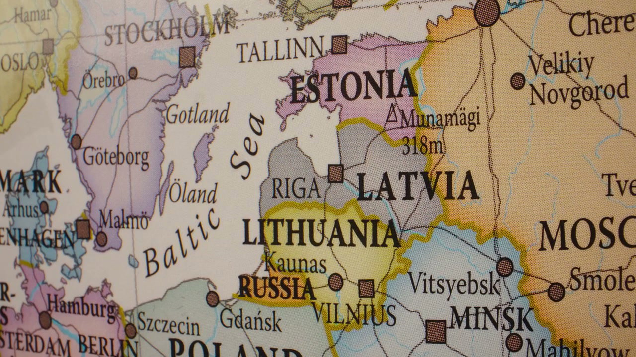 Political Map of Baltic Sea Region