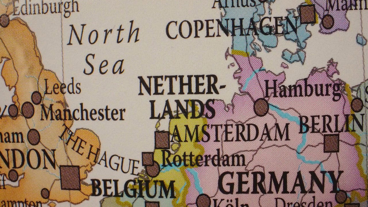 Political Map of Western Europe