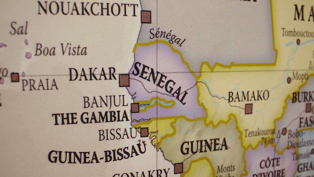 West Africa Map Detail
