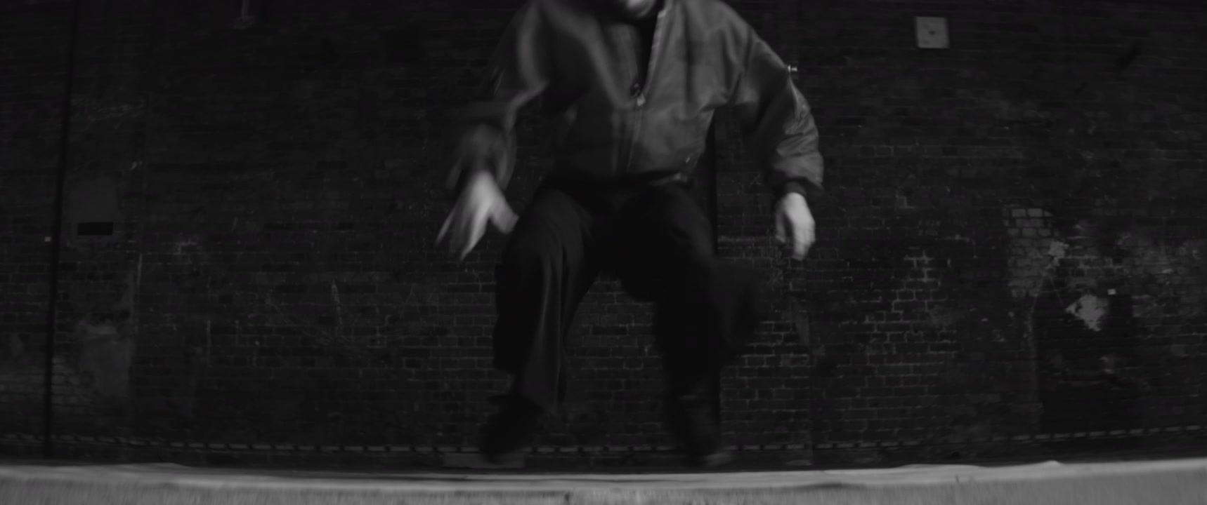 Breakdancer Performing Street Dance Moves