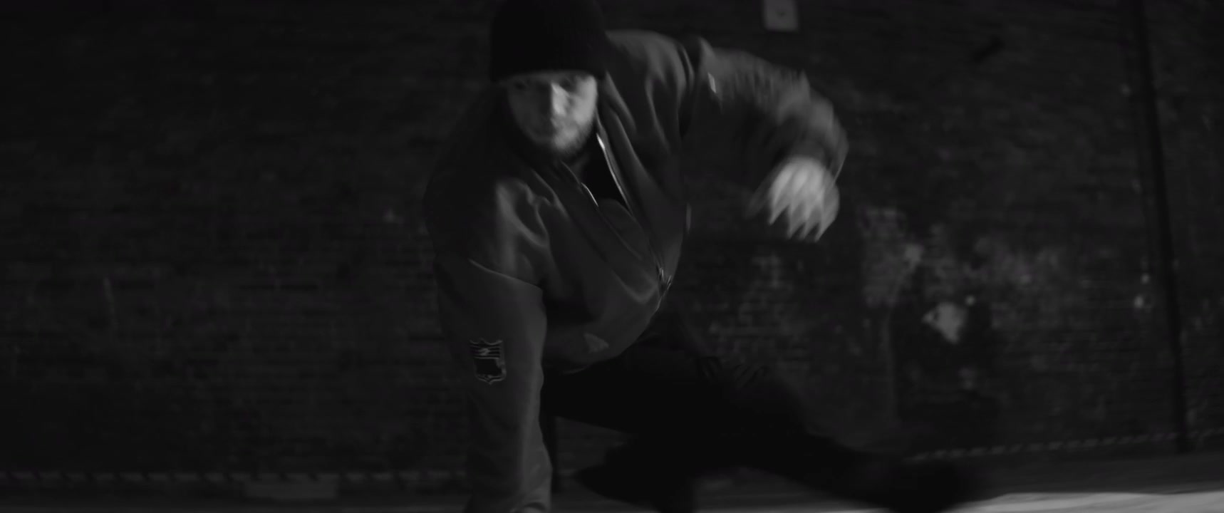 Breakdancer Performing Urban Freestyle