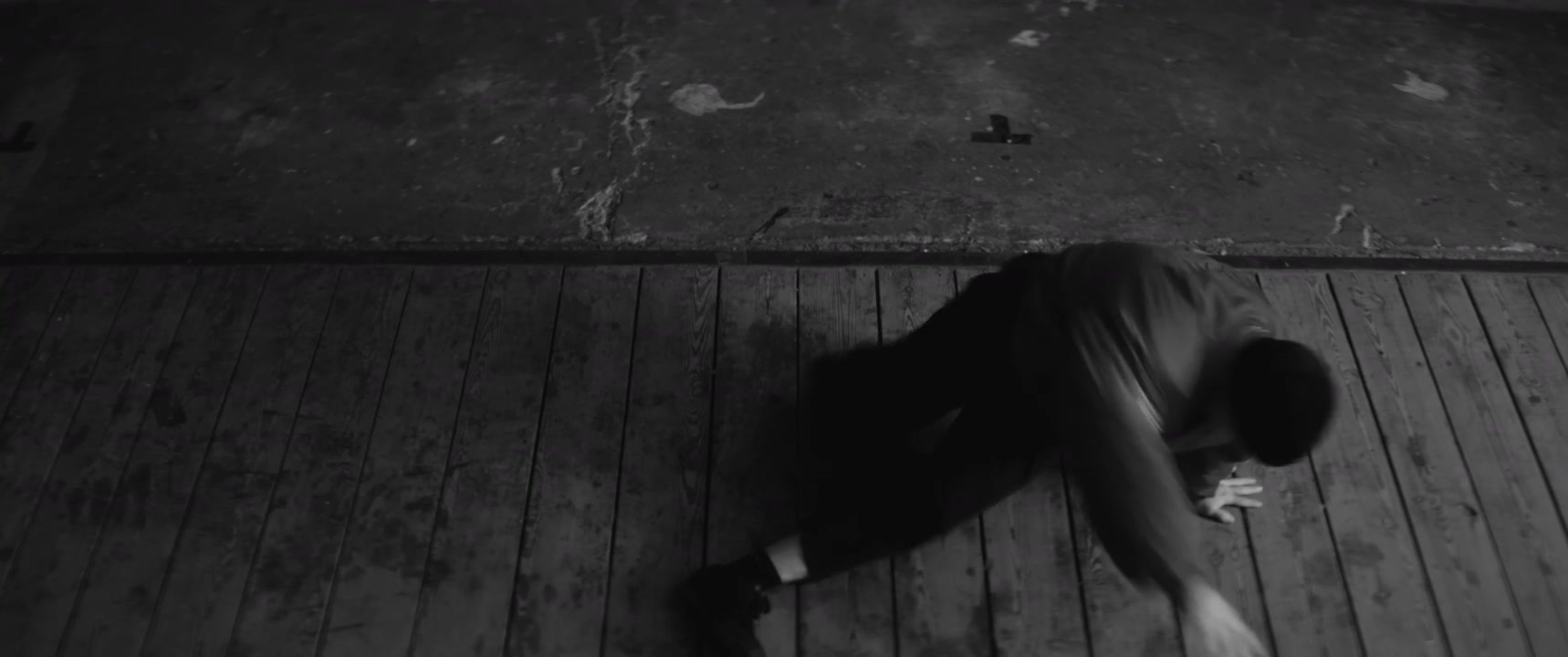 Breakdancer Performing Floor Work