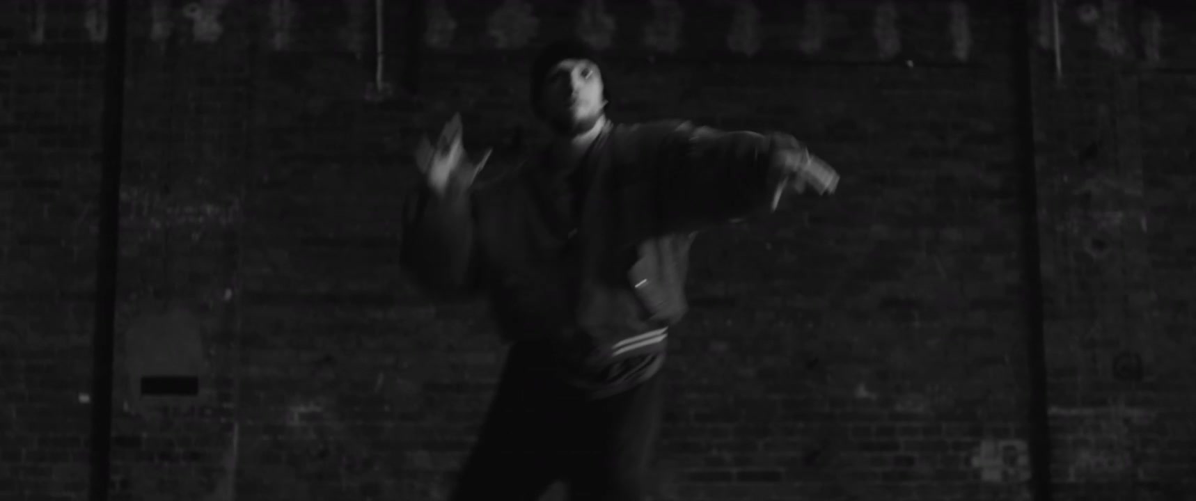 Breakdancer Performs Urban Dance