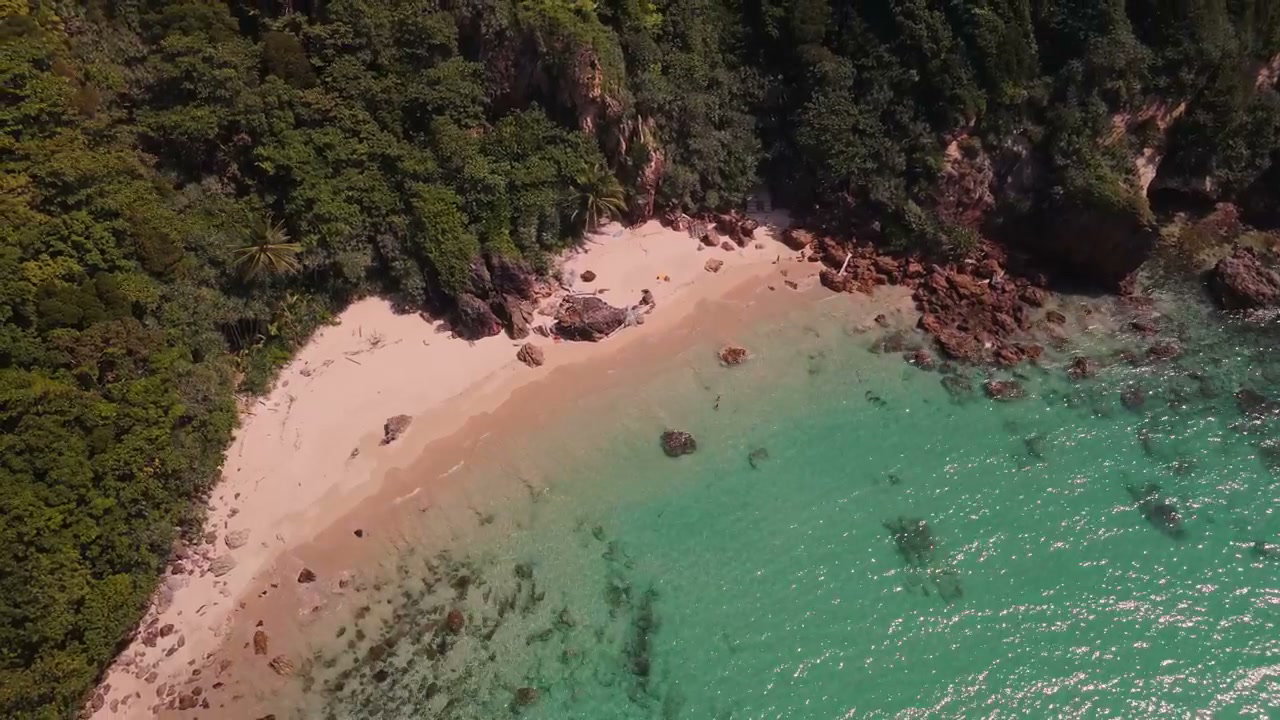 Aerial View of Thailand Tropical Beach