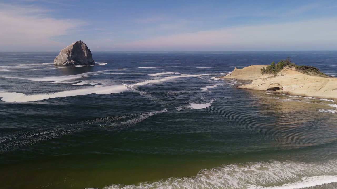 Pacific Coast Jet Skiing by Sea Stack