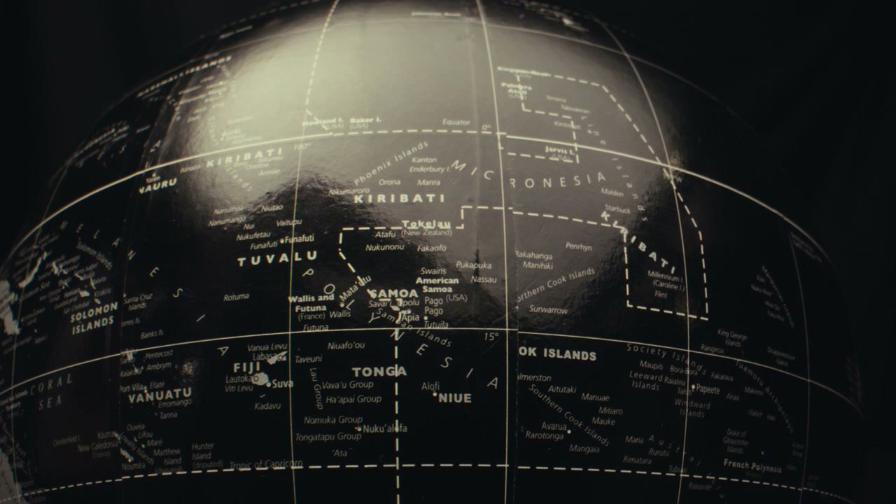 Vintage Spinning World Globe
