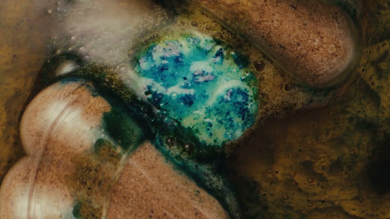 Colorful Liquid Bubbling
