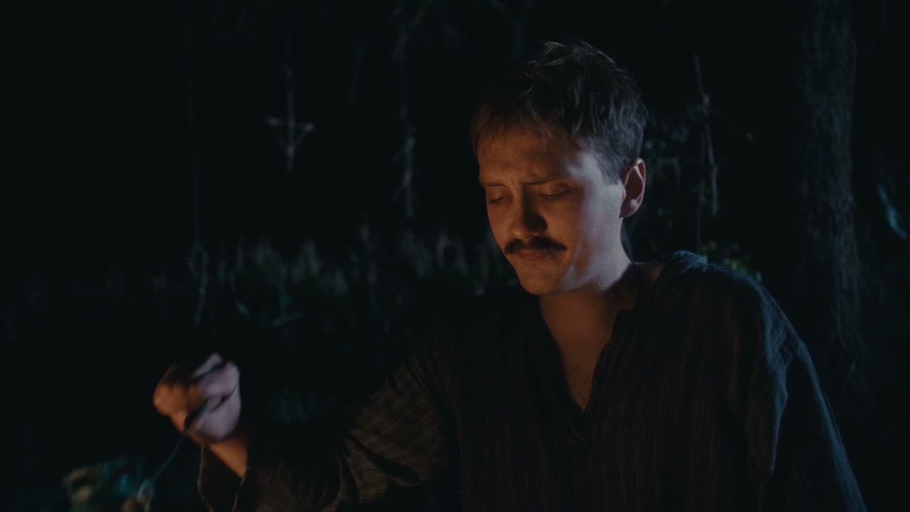 Man with Lantern and Twig Crown