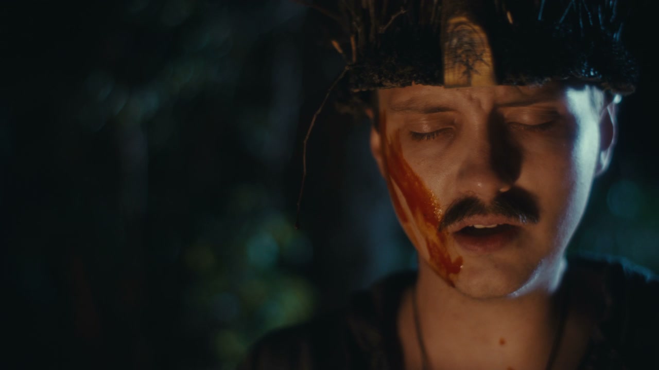 Ritualist with Blood on Face