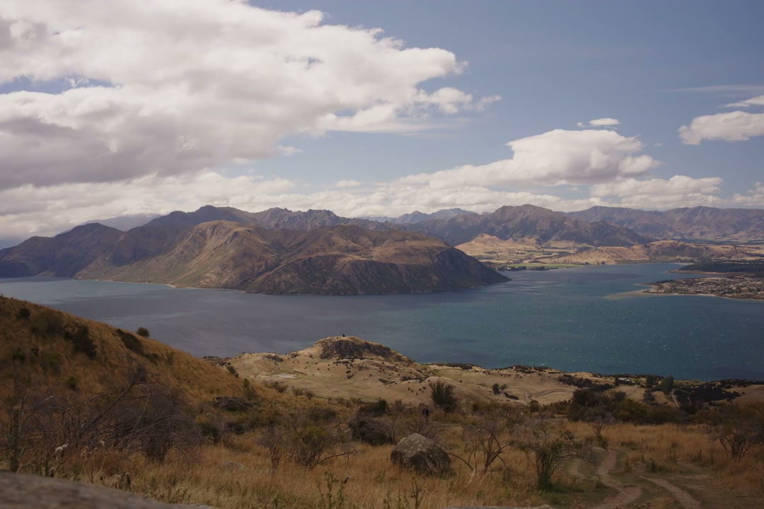 Time-Lapse of Lake and Mountains in New Zealand