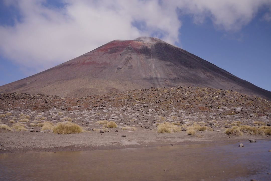 Mount Ngauruhoe Volcano Timelapse