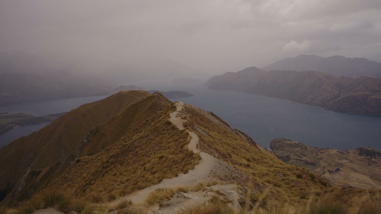 New Zealand Mountain Ridge Trail Time-Lapse
